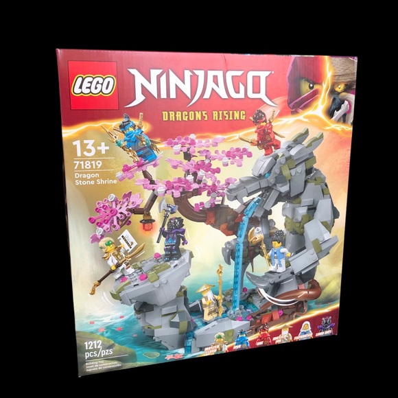 Lego 71819 Ninjago Dragon Stone Shrine Toy Building Kit 1212 PCs
